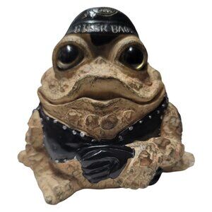 Toad Hollow "Biker Babe" Figurine Faux Stone Resin Statue Decorative Collectible